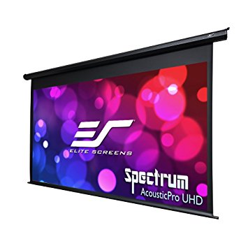 125 MOTORISED 169 PROJECTOR SCREEN WITH ACOUSTIC PRO UHD TRANSPARENT MATERIAL