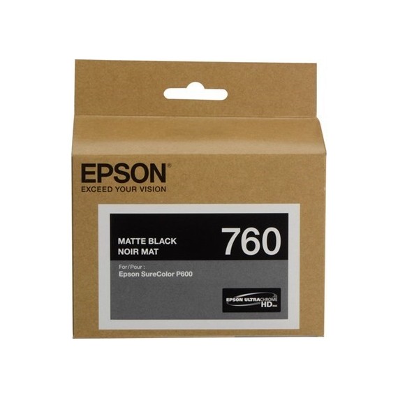 EPSON ULTRACHROME HD INK SURECOLOR SC-P600 MATTE BLACK INK CART