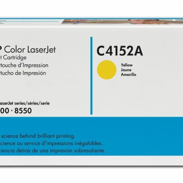 HP C4152A YELLOW TONER 8500 PAGE YIELD FOR CLJ 8500