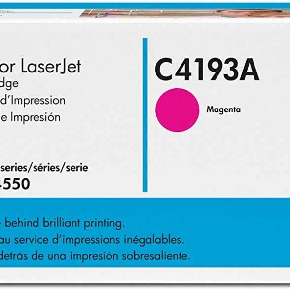 HP C4193A MAGENTA TONER 6000 PAGE YIELD FOR CLJ 4500 & 4550