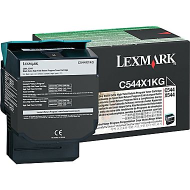 LEXMARK BLACK TONER YIELD 6000 PAGES FOR C544 X544