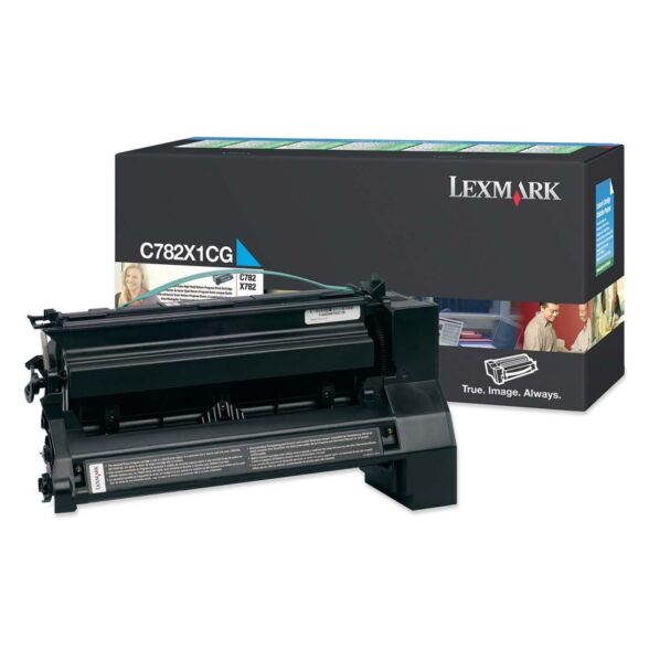 C782X1CG CYAN PREBATE TONER YIELD 15000 PAGES FOR C780