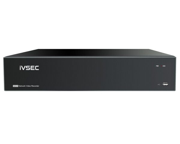 IVSEC NR532XA NVR 32 CHANNELS 8MP 32 POE PORTS 8 BAYS H265 4K HDMI