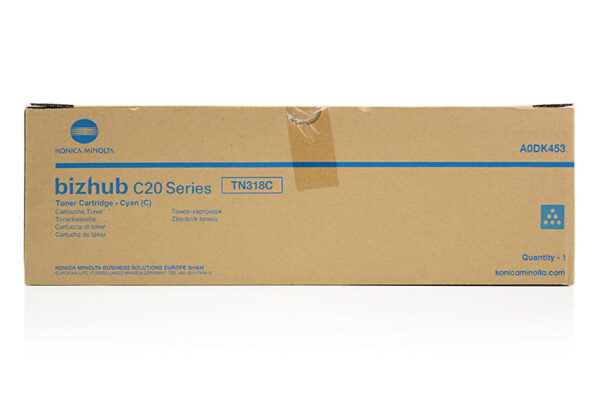KONICA MINOLTA BIZHUB C20/C20P TN318 CYAN TONER – 8K