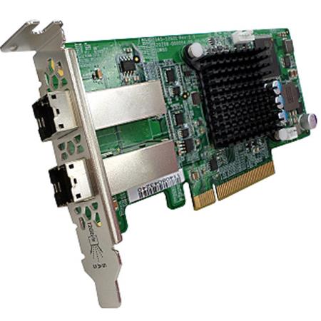 DUAL-WIDE-PORT STORAGE EXPANSION CARD SAS 12GBPS. FOR RACK & TOWER MODELS