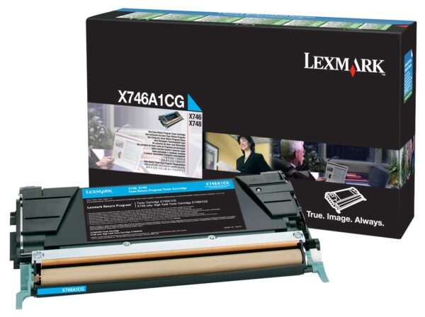 X746 X748 CYAN TONER 7K RETURN PROGRAM