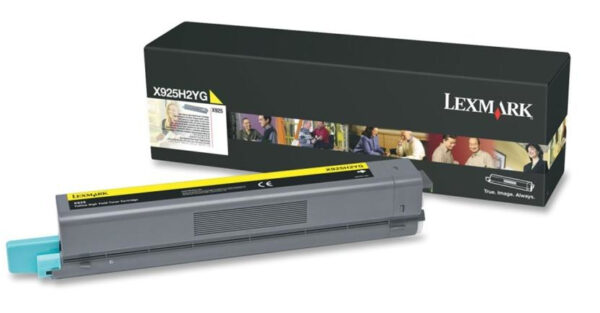 X925H2YG YELLOW TONER YIELD 7500 PAGES FOR X925